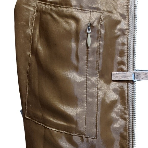 J. Crew plush faux fur excursion vest item E1535 camel size XS - Picture 9 of 12